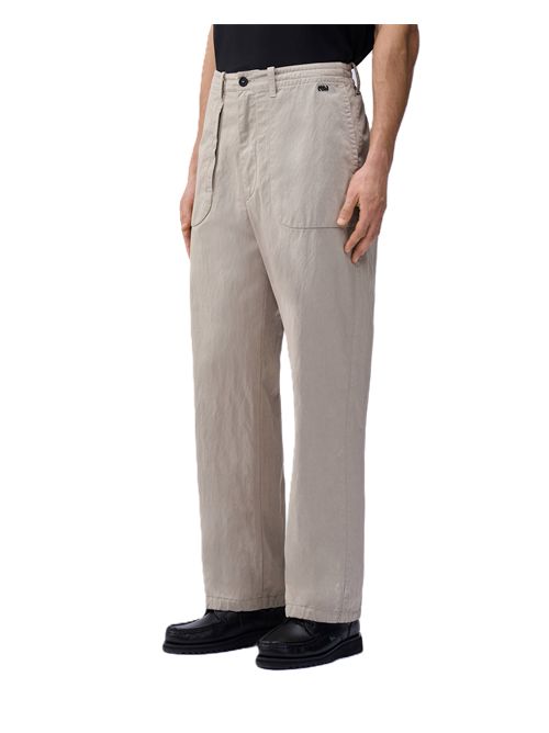 Massimo Osti Elastic PantsPantaloni in cotone e nylon sottoposti a doppia tintura in capo Massimo Osti Studio | MPA103A110500G310 OXFORD TAN